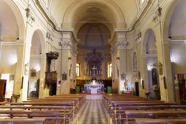 Gualtieri Reggio Emilia Province Emilia Romagna Italy Interior Historic Church — Stock Photo, Image