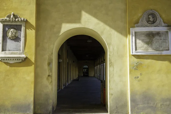 Exterior Historic Buildings Gualtieri Reggio Emilia Province Emilia Romagna Italy — Foto de Stock