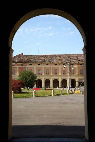 Exterior Historic Buildings Gualtieri Reggio Emilia Province Emilia Romagna Italy — Stockfoto