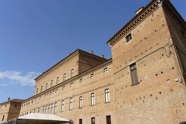 Exterior Historic Buildings Gualtieri Reggio Emilia Province Emilia Romagna Italy — Zdjęcie stockowe