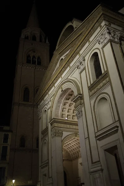 Mantua Lombardy Italy Historic Buildings Night — Stok fotoğraf