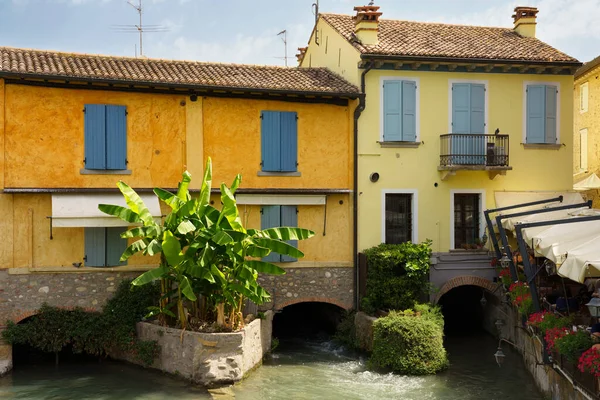 Borghetto Valeggio Sul Mincio Verona Province Veneto Italy Historic Village — Foto de Stock