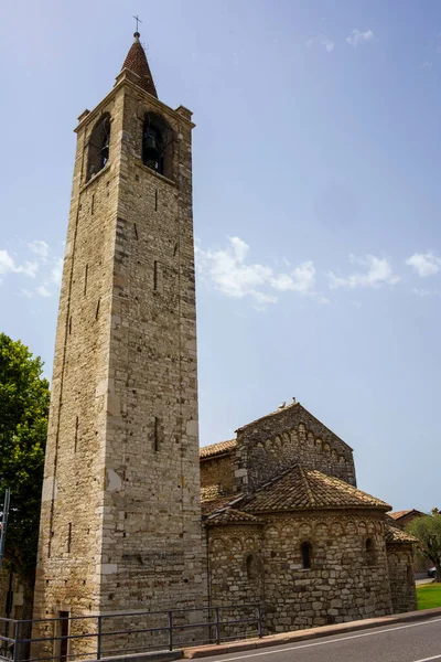 Bardolino Verona Province Veneto Italy Exterior Medieval San Severo Church — Fotografia de Stock