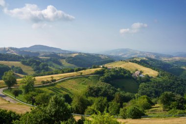 Summer landscape in Lessinia near Rovere Veronese, Verona province, Veneto, Italy
