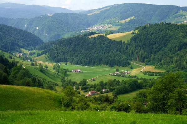 Mountain Landscape Plateau Asiago Vicenza Province Veneto Italy Summer — Stock fotografie