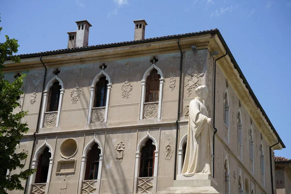 Exterior Historic Buildings Feltre Belluno Province Veneto Italy — Stockfoto