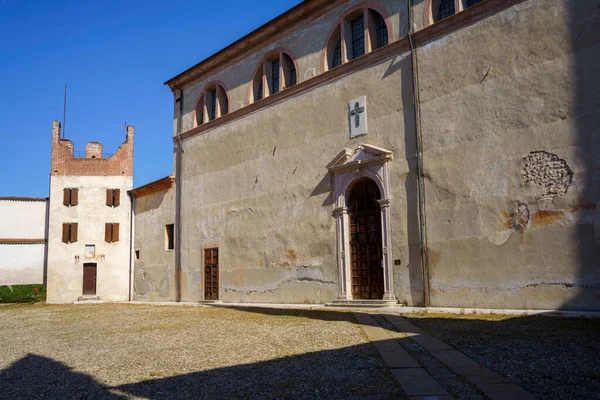 Utanför Historiska Byggnader Bassano Del Grappa Vicenza Provinsen Veneto Italien — Stockfoto