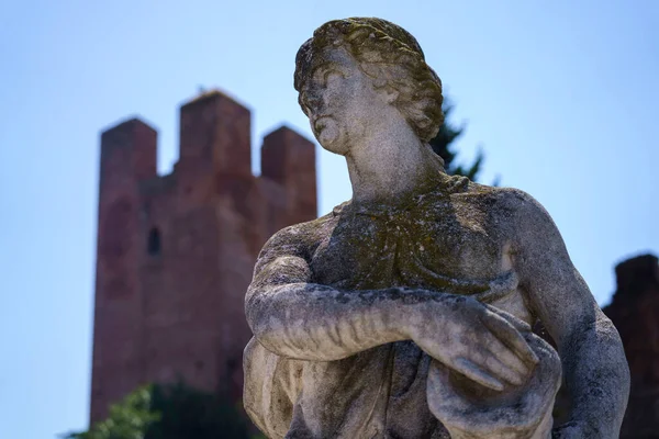 Historische Gebouwen Van Castelfranco Veneto Provincie Treviso Veneto Italië — Stockfoto