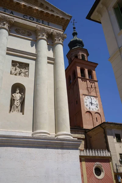 Historické Budovy Cittadely Provincie Padova Benátsko Itálie — Stock fotografie