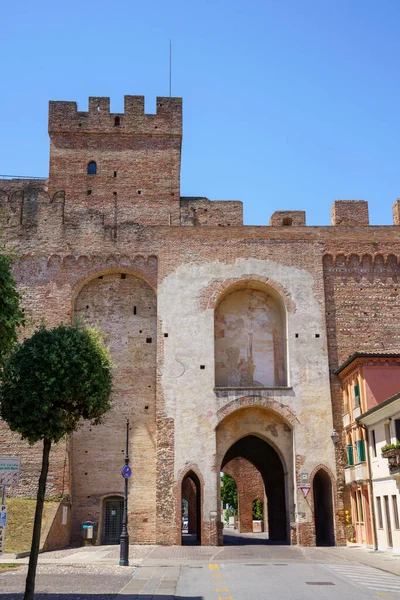 Historické Budovy Cittadely Provincie Padova Benátsko Itálie — Stock fotografie