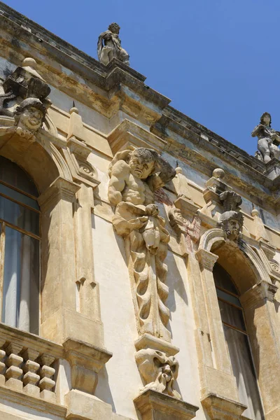 Exterior Histórica Villa Contarini Piazzola Sul Brenta Provincia Padua Véneto —  Fotos de Stock