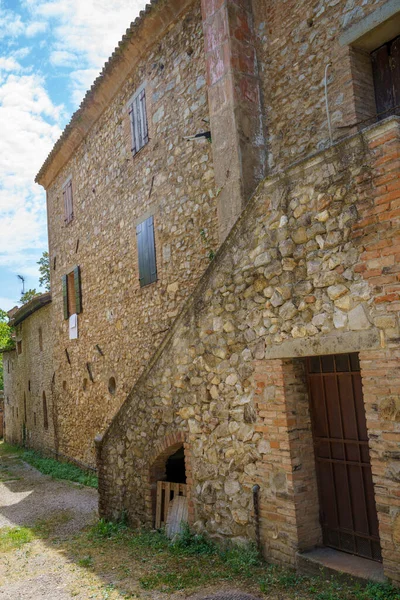 Exteriér Starých Budov Valsanzibiu Provincie Padova Benátsko Itálie — Stock fotografie