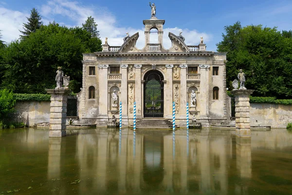 Utanför Historiska Byggnader Valsanzibio Padua Provinsen Venetien Italien Villa Barbarigo — Stockfoto