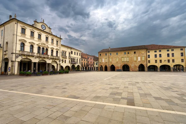 Exteriorul Clădirilor Istorice Din Este Provincia Padova Veneto Italia — Fotografie, imagine de stoc