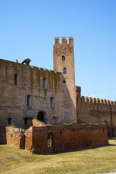 Medieval Walls Montagnana Padua Province Veneto Italy — Stock Photo, Image