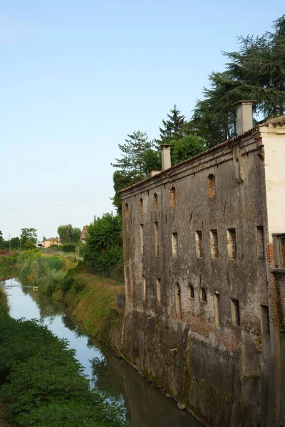 Gammalt Hus Vid Fratta Polesine Rovigo Provinsen Veneto Italien — Stockfoto