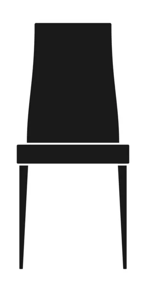 Modernes Design Stuhl schwarzes Vektor-Symbol, isoliert auf weißem Hintergrund — Stockvektor