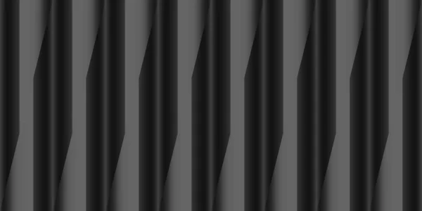Abstract industriële stijl zakelijke achtergrond. Zwart naadloos vectorpatroon met zigzaglijnen — Stockvector