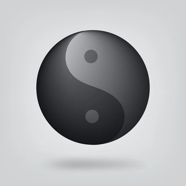 Yin Yang — Vettoriale Stock
