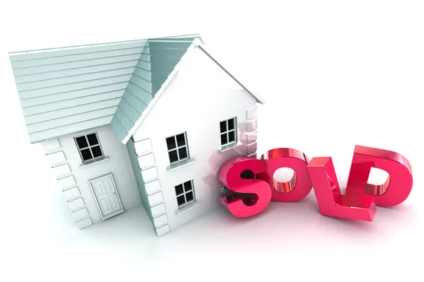 Sold House — Stock Photo, Image