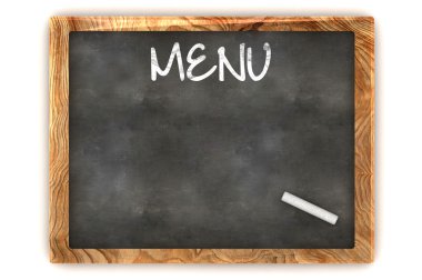 boş menü illüstrasyon