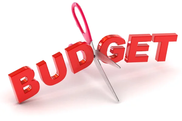 Styckning budgetar — Stockfoto