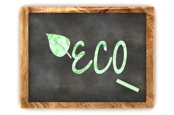 Blackboard Eco — Stock Photo, Image