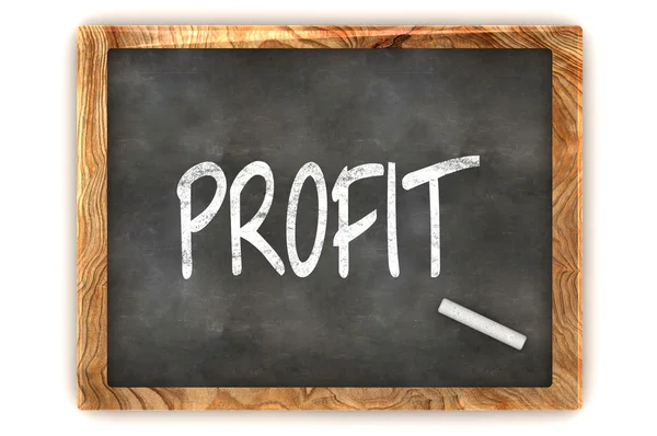 Blackboard Profit — Fotografie, imagine de stoc