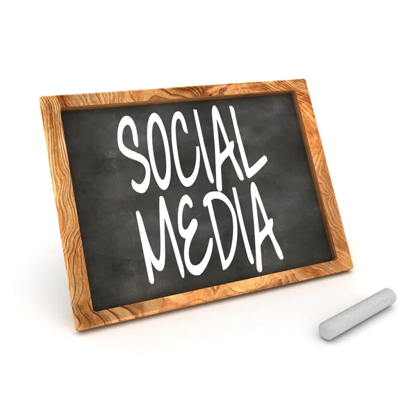 Tafel Social Media — Stockfoto