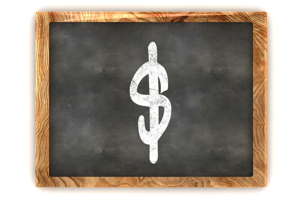 Blackboard Dollar — Stockfoto