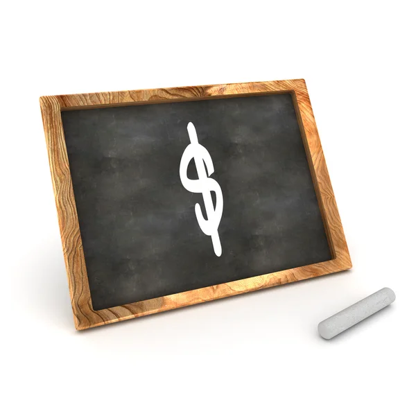 Blackboard Dollar — Stockfoto