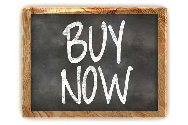 Blackboard Buy Now — Stock Photo, Image