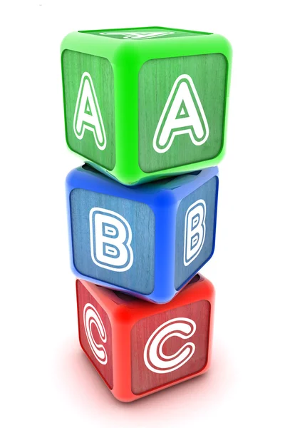 ABC Building Blocks — Stock Photo, Image