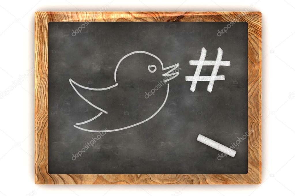 Blackboard Hashtag Social Media