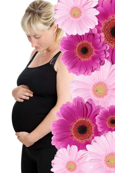 Mujer embarazada. — Foto de Stock