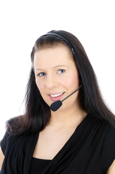 Woman with headphone Stock Photo