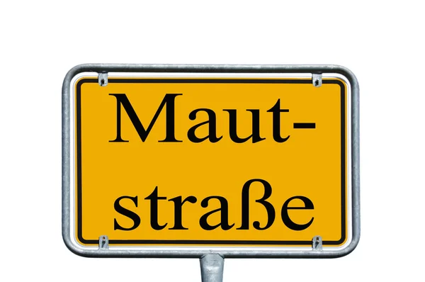 Schild - tolweg — Stockfoto