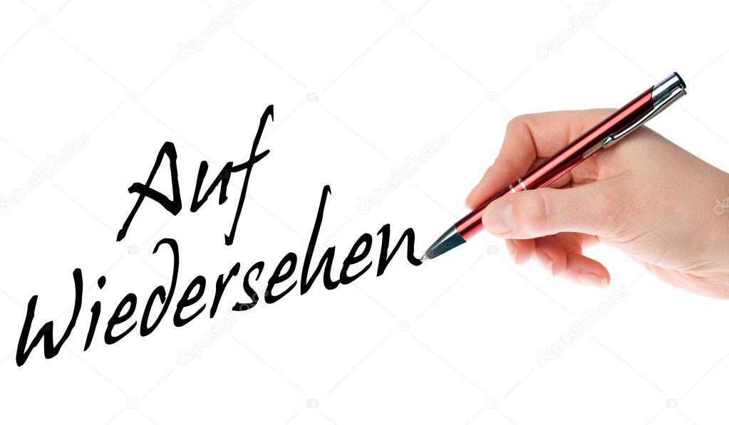 Hand with pen writing