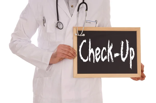 Doctor and Sign — Stock Photo, Image