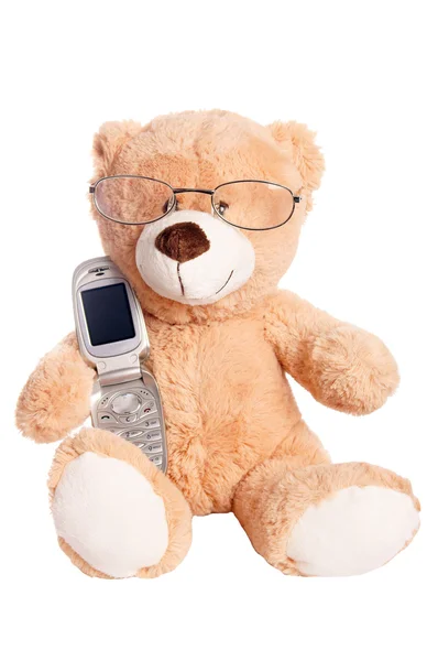 Zakelijke teddy bear — Stockfoto