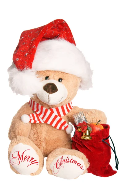 Jul teddy — Stockfoto