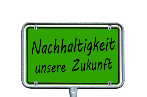 Duits bord — Stockfoto