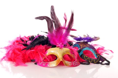 Carnival masks clipart