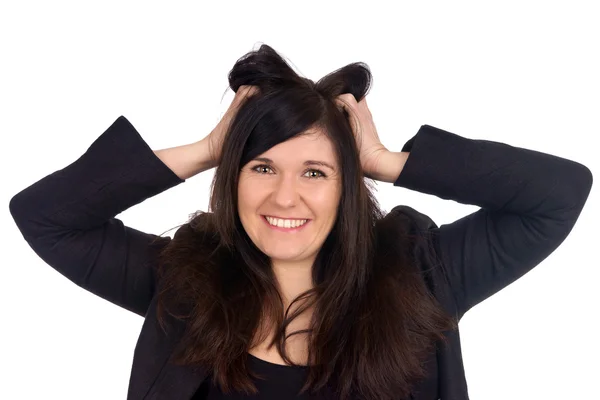 Mujer feliz — Foto de Stock