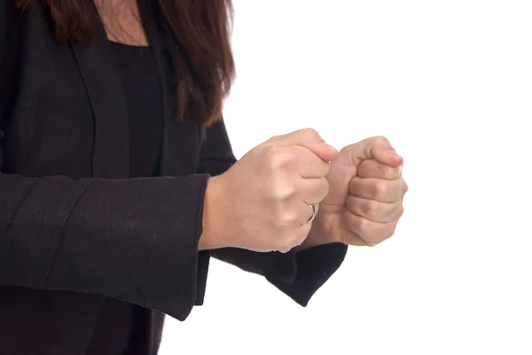 Clenched fists — Stock Photo, Image