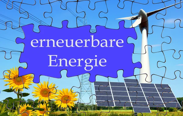 Energias renováveis — Fotografia de Stock