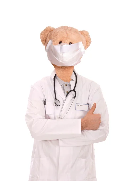 Teddy doctor — Stock Photo, Image