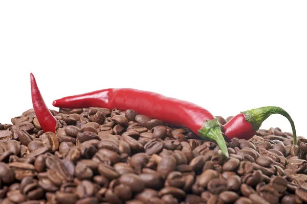 Chili y café — Foto de Stock