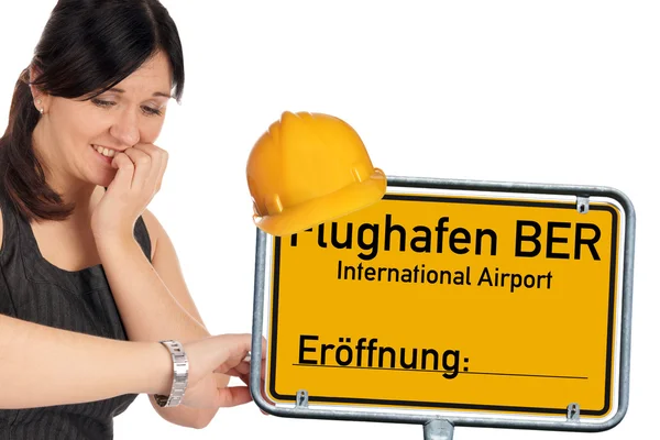 Berlin brandenburg flygplats — Stockfoto
