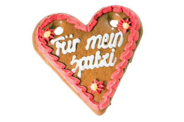 Gingerbread heart — Stock Photo, Image